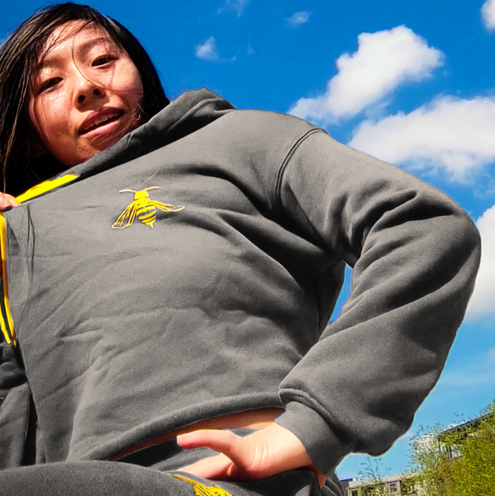 DS Cropped Emblem Hoodie
