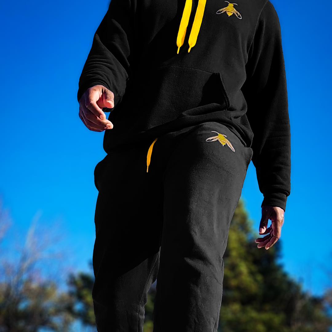 Hustle Hornets Black Emblem Set