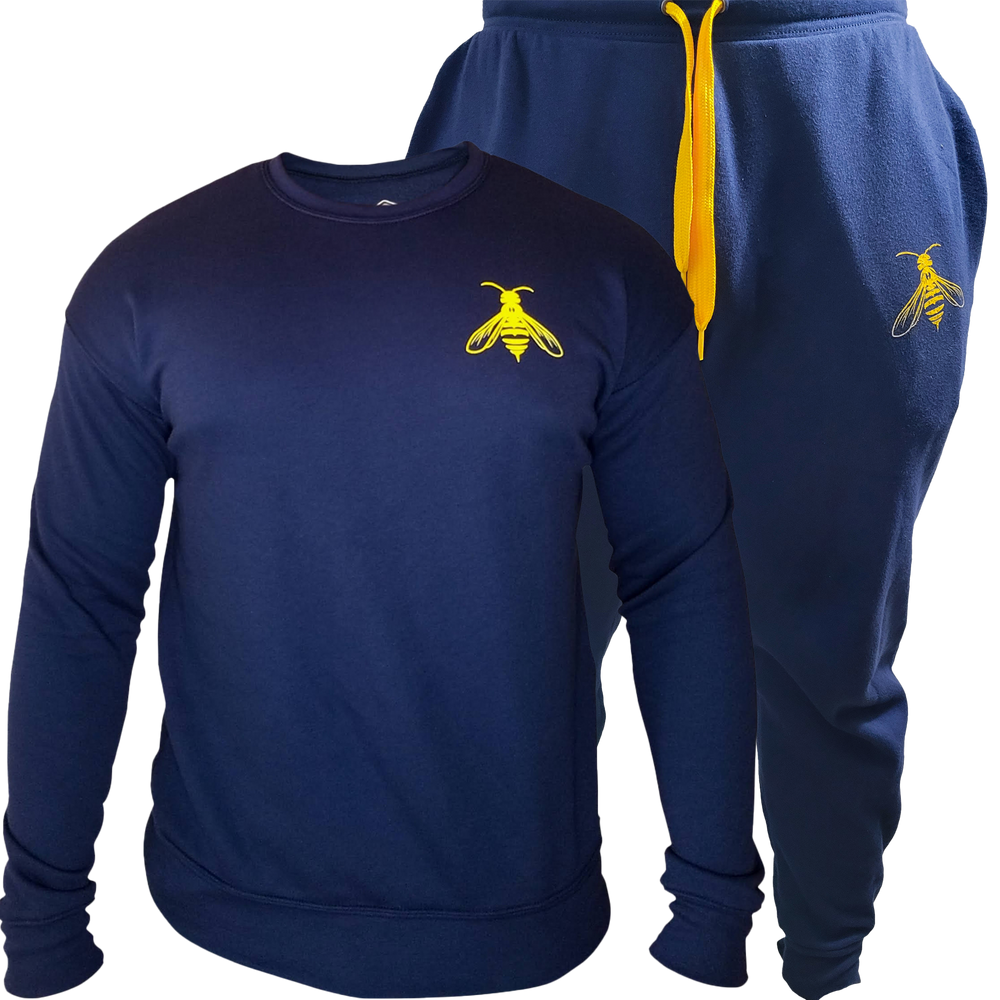 Hustle Hornets Navy Emblem Set